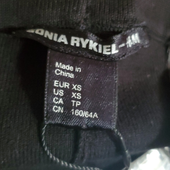 🆕 SONIA RYKIEL x H&M - BLACK JEWELED LEGGINGS - Picture 6 of 7